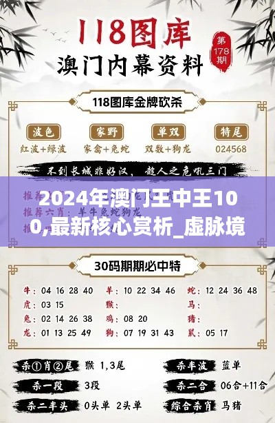2024年澳门王中王100,最新核心赏析_虚脉境MNJ172.64