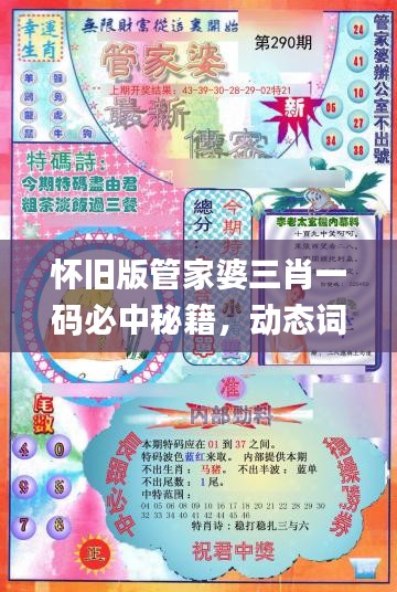 怀旧版管家婆三肖一码必中秘籍，动态词义剖析_CGV135.21