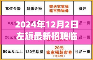 2024年左旗最新招聘临时工全攻略，初学者与进阶用户应聘指南