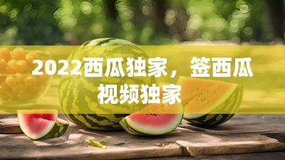 2022西瓜独家，签西瓜视频独家 