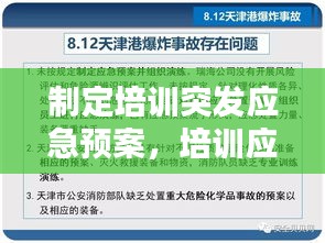 制定培训突发应急预案，培训应急预案模板 