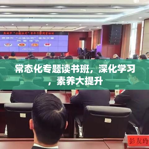 常态化专题读书班，深化学习，素养大提升